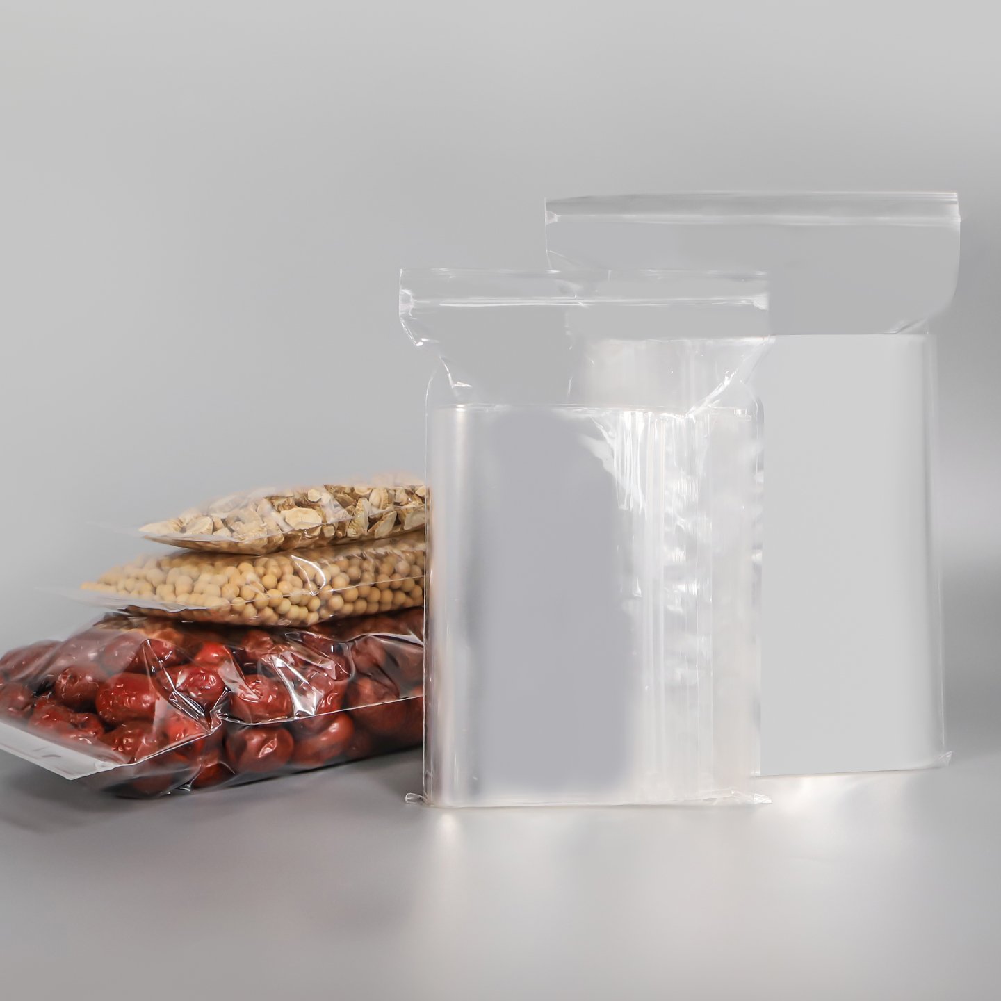 Clear PP Ziplock Bag – Reclosable Polypropylene Food Packaging Bags - 图片 2