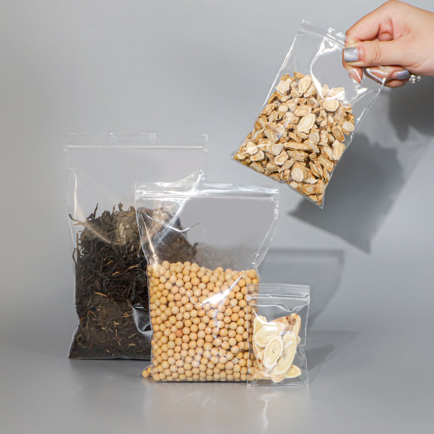 Clear PP Ziplock Bag – Reclosable Polypropylene Food Packaging Bags - 图片 3
