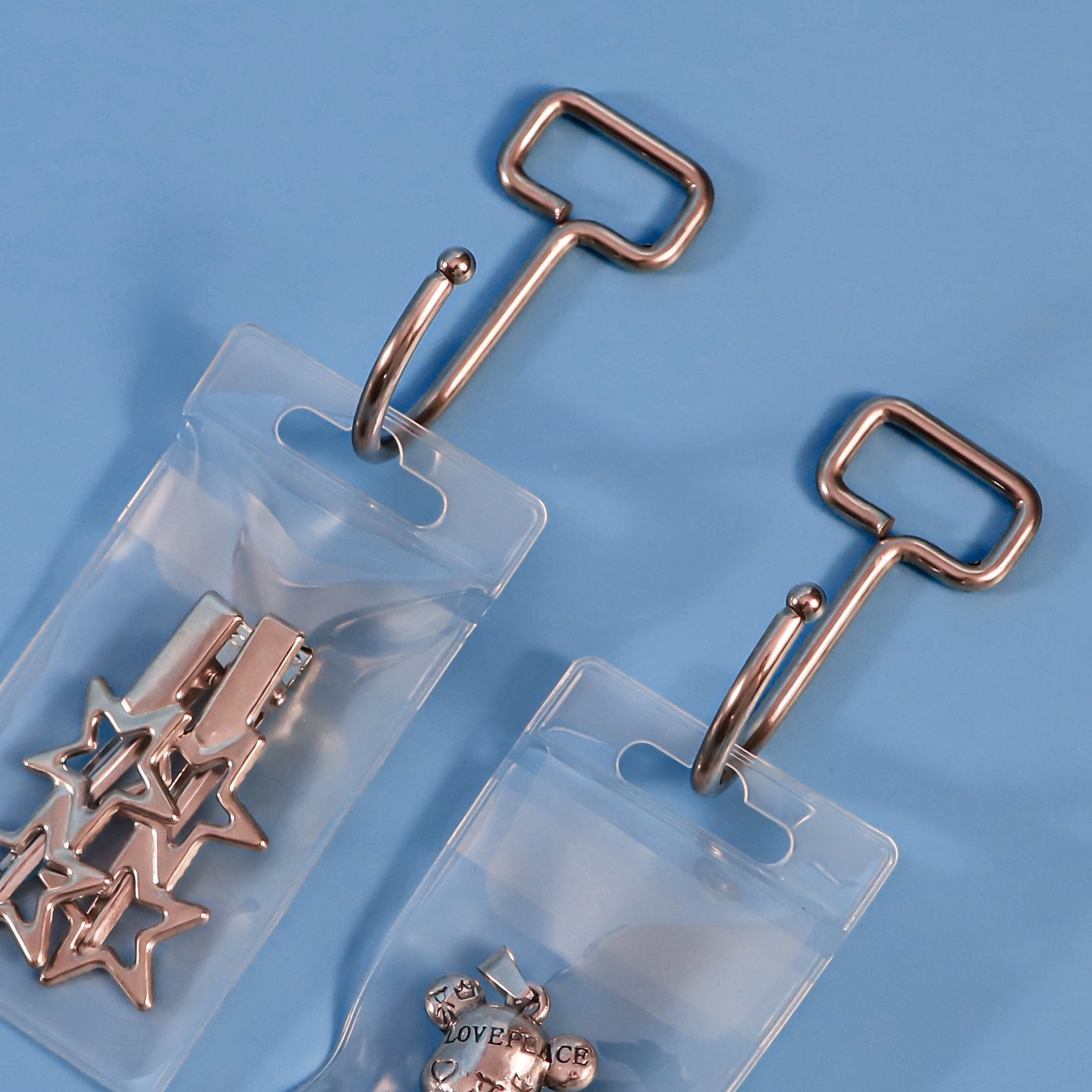 Clear PVC Flap Bag with Hang Hole for Retail Jewelry Display - 图片 4