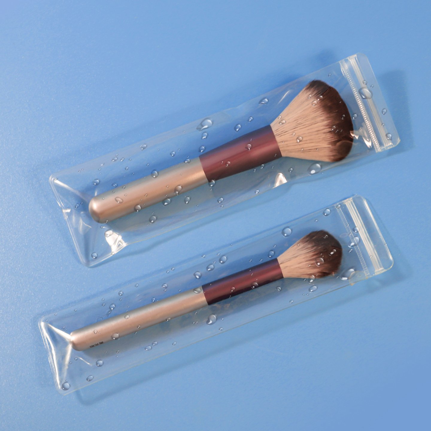 Long PVC Ziplock Bag for Makeup Brushes & Cosmetic Tools Packaging - 图片 5