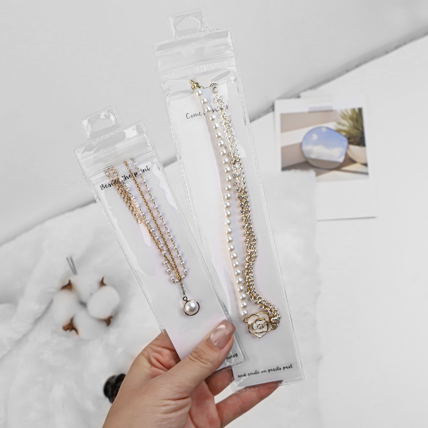 Long PVC Ziplock Bag with Hanging Hole for Jewelry Packaging - 图片 5